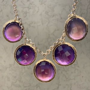 Kendra Scott Natasha Necklace - Purple Agate